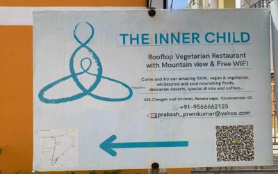 Das „Innere Kind Restaurant“ in Tiruvannamalai